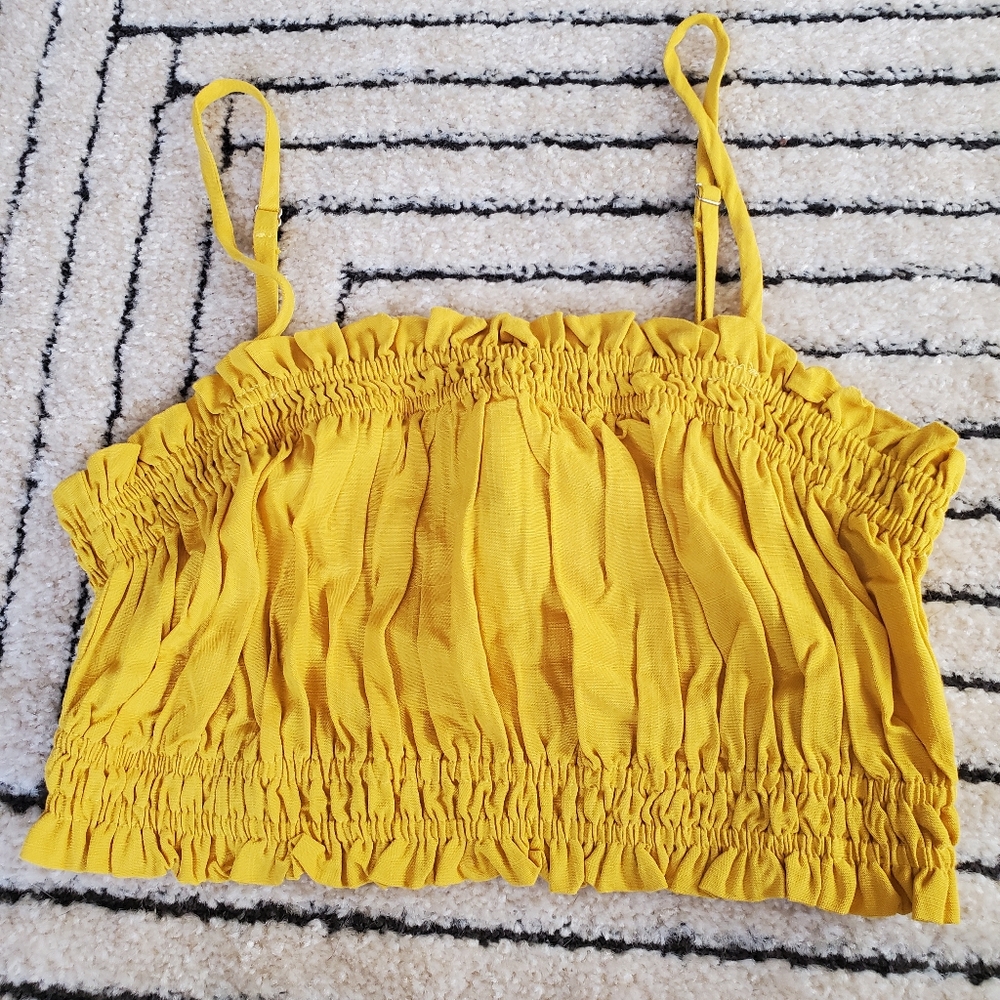 Yellow Crop Top